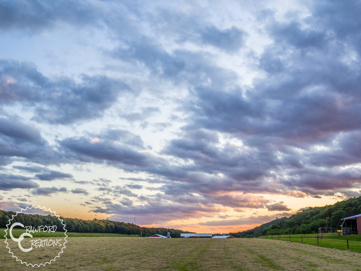 Susquehanna River Valley Sunset