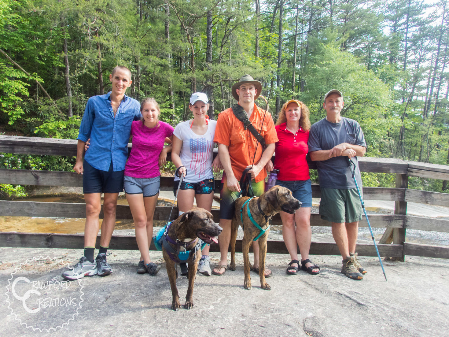 Family at Stone Mountain, NC